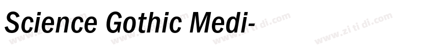 Science Gothic Medi字体转换 Science Gothic Medi字体转换